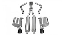 Load image into Gallery viewer, Corsa Performance 2.5 Inch Cat-Back Sport Dual Rear Exhaust 4.5 Inch Black Tips 11-14 Chrysler 300 5.7L V8 Stainless Steel (14535BLK)