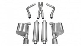 Corsa Performance 2.5 Inch Cat-Back Xtreme Dual Rear Exhaust 4.5 Inch Polished Tips 11-14 Chrysler 300 5.7L V8 Stainless Steel (14537)