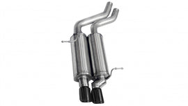 Corsa Performance 2.25 Inch Axle-Back Sport Dual Exhaust 3.0 Inch Black Tips 01-06 BMW 325i/325ci E46/E36 Convertible/Sedan Stainless Steel (14559BLK)