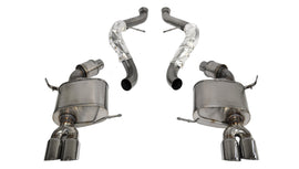 Corsa Performance 2.5 Inch Cat-Back Sport Dual Rear Exhaust 3.0 Inch Polished Tips 08-12 BMW M3 E92 Coupe/Convertible Stainless Steel (14568)