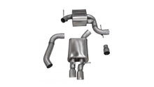 Load image into Gallery viewer, Corsa Performance 3.0 Inch Cat-Back Touring Single Rear Exhaust 3.0 Inch Polished Tips 06-10 Volkswagen Jetta GLI Mk5 2.0T Stainless Steel (14598)