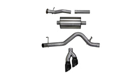 Corsa Performance 3.0 Inch Cat-Back Sport Single Side Exit Exhaust 4.0 Inch Black Tips 17-Present Colorado/Canyon 3.6L V6 128 Inch/140.5 Inch Wheelbase Stainless Steel (14745BLK)