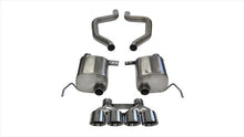 Load image into Gallery viewer, Corsa Performance 2.75 Inch Axle-Back Xtreme Dual Exhaust Quad 4.5 Inch Polished Tips 17-Present C7 Corvette Grand Sport/Z06/ZR1 6.2L V8 Stainless Steel (14766)