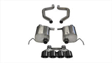Load image into Gallery viewer, Corsa Performance 2.75 Inch Axle-Back Xtreme Dual Exhaust Quad 4.5 Inch Black Tips 17-Present C7 Corvette Grand Sport/Z06/ZR1 6.2L V8 Stainless Steel (14766BLK)