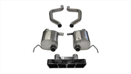 Corsa Performance 2.75 Inch Axle-Back Dual Rear Exit with Polygon InchTail Light Inch Black PVD Pro-Series Tips (14769BLK)