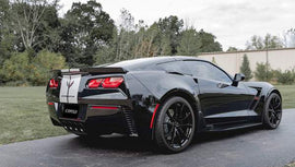 Corsa Performance Corvette 2.75 Inch Valve-Back w Dual Mode NPP Dual Rear Exit with Quad 4.5 inch Black Pro-Series Tips (14776BLK)