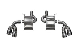 Corsa Performance 2.75 Inch Axle-Back Xtreme Dual Exhaust 4.0 Inch Polished Tips 16-19 Chevy Camaro SS/17-18 Camaro ZL1 6.2L V8 Stainless Steel (14784)