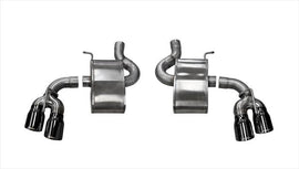 Corsa Performance 2.75 Inch Axle-Back Xtreme Dual Exhaust 4.0 Inch Black Tips 16-19 Camaro SS/17-18 Camaro ZL1 6.2L V8 Stainless Steel (14784BLK)