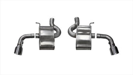 Corsa Performance 2.75 Inch Axle-Back Xtreme Dual Exhaust 4.5 Inch Polished Tips 16-19 Chevy Camaro SS 6.2L V8 Stainless Steel (14785)