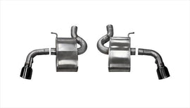 Corsa Performance 2.75 Inch Axle-Back Xtreme Dual Exhaust 4.5 Inch Black Tips 16-19 Chevy Camaro SS 6.2L V8 Stainless Steel (14785BLK)