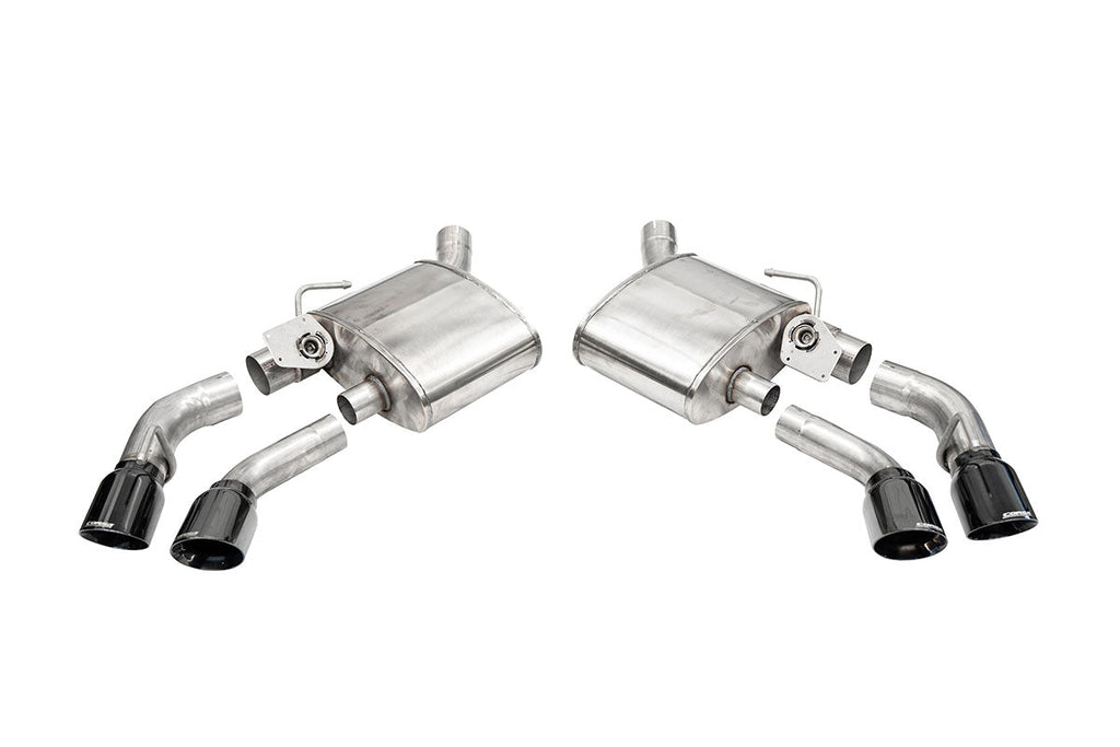 Corsa Performance 2.75 Inch Axle-Back Exhaust with Dual Mode NPP; Dual Rear Exit with Twin 4.0 Inch Pro Series Tips 16-24 Chevrolet Camaro (14789)