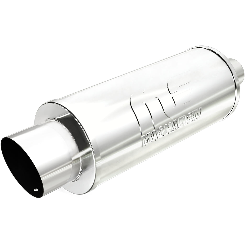 MagnaFlow Muffler W/Tip Mag SS 14X6X6 2.25/4. (14821)