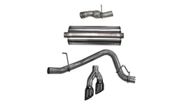 Corsa Performance 3.0 Inch Cat-Back Sport Single Side Exit Exhaust 4.0 Inch Black Tips 15-Present Chevy Tahoe/GMC Yukon/Cadillac Escalade 6.2L V8 Stainless Steel (14826BLK)