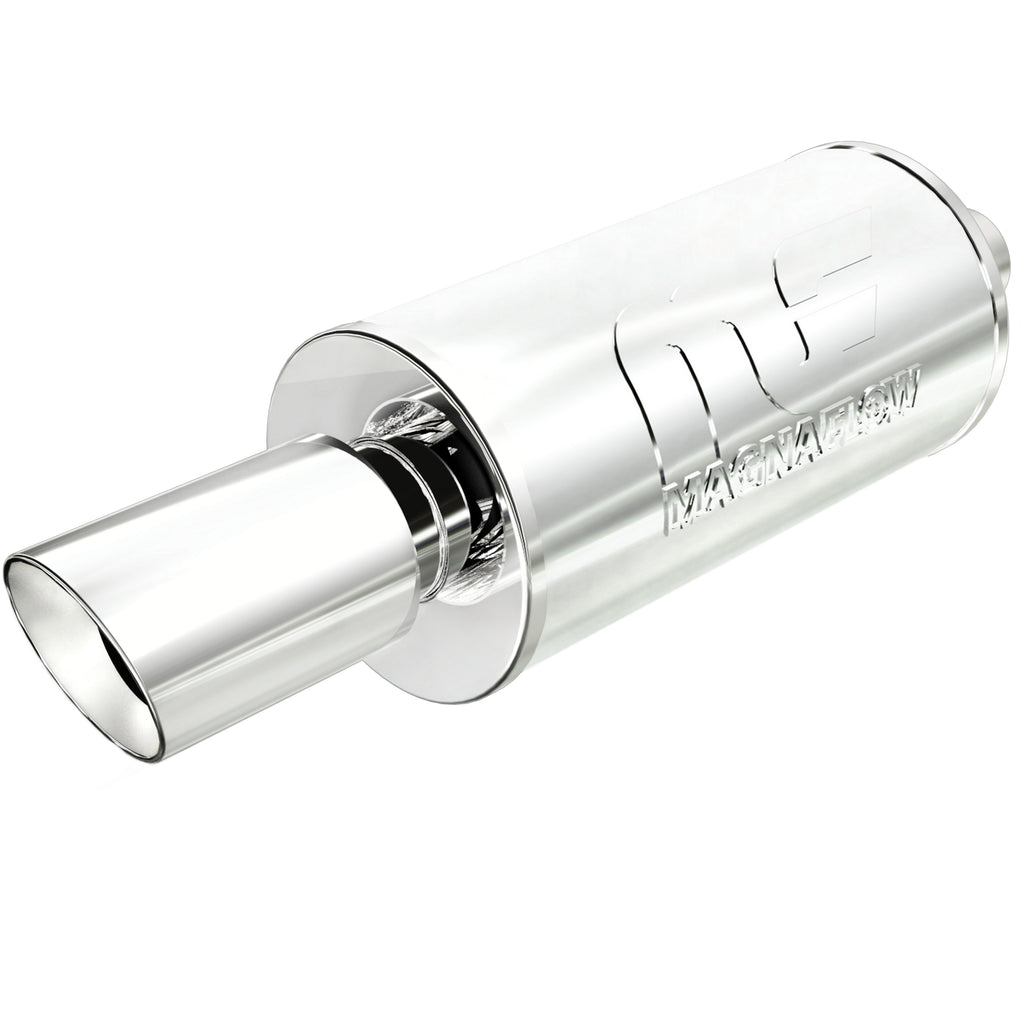 MagnaFlow Muffler W/Tip Mag SS 14X7X7 2.25/4. (14826)