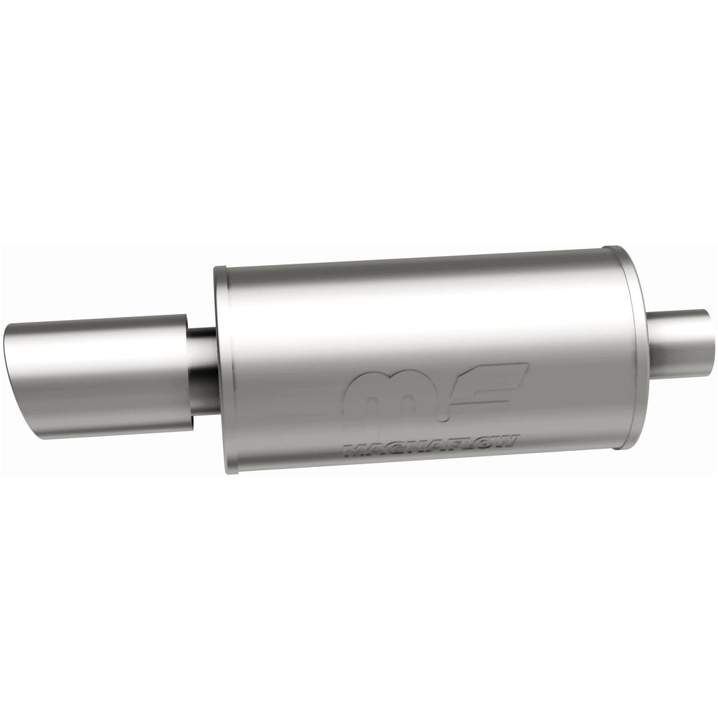 MagnaFlow Muffler W/Tip Mag SS 14X7X7 2.25/4. (14826)