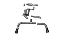 Load image into Gallery viewer, Corsa Performance 3.0 Inch Cat-Back Sport Dual Rear Exhaust 4.0 Inch Black Tips 14-Present Volkswagen Golf GTI Mk7 2.0T Stainless Steel (14834BLK)