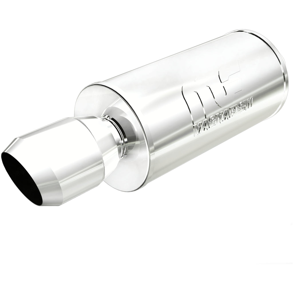 MagnaFlow Muffler W/Tip Mag SS 14X7X7 2.25/4. (14836)