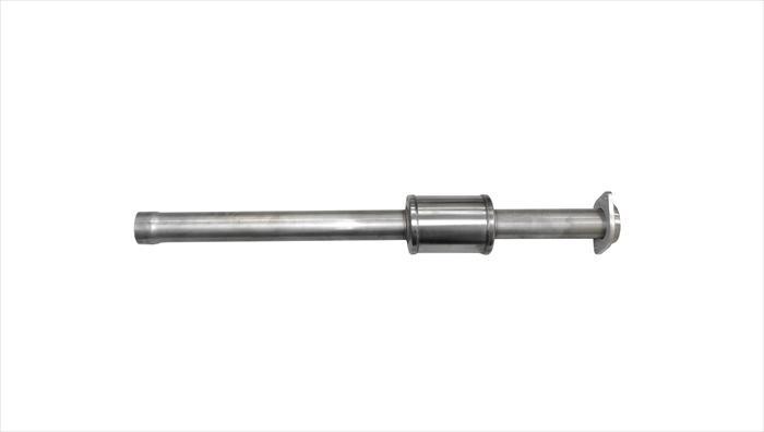 Corsa Performance Exhaust Resonator Delete Kit Sport To Xtreme Sound Level 15-Present Ford F150 EcoBoost SuperCrew/SuperCab 2.7L Turbo 145 Inch Wheelbase Stainless Steel (14840)