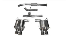 Load image into Gallery viewer, Corsa Performance 3.0 Inch Cat-Back Sport Dual Rear Exhaust 3.5 Inch Polished Tips 15-Present Subaru WRX/WRX STI 2.0L/2.5L Turbo Stainless Steel (14857)