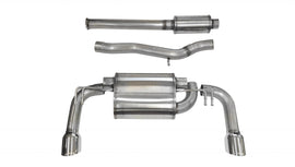 Corsa Performance 3.0 Inch Cat-Back Sport Dual Rear Exhaust 4.5 Inch Polished Tips 08-15 Mitsubishi Evolution X Sedan GSR Manual/MR Auto 2.0L Stainless Steel (14858)