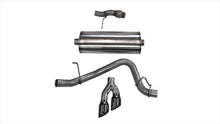 Load image into Gallery viewer, Corsa Performance 3.0 Inch Cat-Back Sport Single Side Exhaust 4.0 Inch Black Tips 15-Present Chevy Tahoe/GMC Yukon 1500 5.3L V8 Stainless Steel (14859BLK)