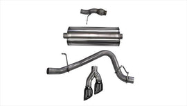Corsa Performance 3.0 Inch Cat-Back Sport Single Side Exhaust 4.0 Inch Black Tips 15-Present Chevy Tahoe/GMC Yukon 1500 5.3L V8 Stainless Steel (14859BLK)