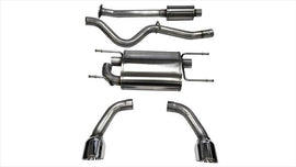 Corsa Performance 2.5 Inch Cat-Back Sport Dual Rear Exhaust 4.5 Inch Polished Tips 12-Pres Subaru BRZ/Toyota 86 12-16 Scion FR-S Coupe 2.0L Stainless Steel (14864)