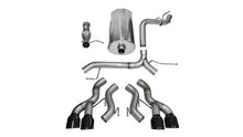 Load image into Gallery viewer, Corsa Performance 3.0 Inch Cat-Back Sport Dual Rear Exit Exhaust 4.5 Inch Black Tips 12-14 Cadillac Escalade DUB ESV 6.2L V8 Stainless Steel (14887BLK)