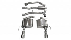 Corsa Performance 3.0 Inch Cat-Back Sport Dual Rear Exit Exhaust 4.0 Inch Polished Tips 13-19 Cadillac ATS Sedan/Coupe Auto Trans 2.0L Turbo Stainless Steel (14888)