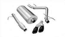 Load image into Gallery viewer, Corsa Performance 3.0 Inch Cat-Back Sport Single Side Exit Exhaust 4.0 Inch Black Tips 09-13 Silverado/Sierra 1500 Reg Cab/Long Bed/Ext Cab/Short Bed 4.8L/5.3L V8 133.0 Inch WB Stainless Steel (14900BLK)