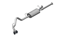 Load image into Gallery viewer, Corsa Performance 3.0 Inch Cat-Back Sport Single Side Exit Exhaust 4.0 Inch Black Tips 11-Present Toyota Tundra Double Cab/Crew Max 5.7L V8 145.7 Inch WB Stainless Steel (14916BLK)