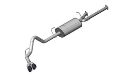 Corsa Performance 3.0 Inch Cat-Back Sport Single Side Exit Exhaust 4.0 Inch Black Tips 11-Present Toyota Tundra Double Cab/Crew Max 5.7L V8 145.7 Inch WB Stainless Steel (14916BLK)