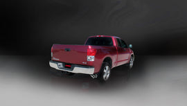 Corsa Performance 3.0 Inch Cat-Back Sport Single Side Exit Exhaust 4.0 Inch Polished Tips 11-Present Toyota Tundra Double Cab/Crew Max 5.7L V8 145.7 Inch WB Stainless Steel (14916)