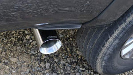 Corsa Performance 3.0 Inch Cat-Back Side Exit Single 4.0 Inch Polished Straight Cut Tips (14918)