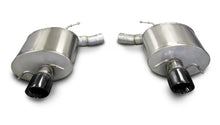 Load image into Gallery viewer, Corsa Performance 2.5 Inch Axle-Back Touring Dual Exhaust 4.0 Inch Black Tips 09-14 Cadillac CTS-V Sedan 6.2L V8 Stainless Steel (14940BLK)