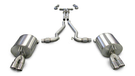 Corsa Performance 2.5 Inch Cat-Back Plus X-Pipe Sport Exhaust Dual Rear Exit 3.0 Inch Polished Tips 08-09 Pontiac G8 GXP/GT 6.0L/6.2L V8 Stainless Steel (14950)