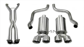 Corsa Performance 2.5 Inch Cat-Back Dual Rear Exit with Twin 4.0 Inch Polished Pro-Series Tips (14960CB6)