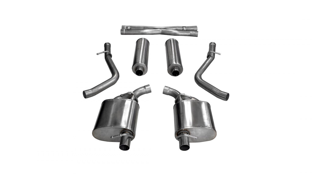 Corsa Performance 2.5 Inch Cat-Back Sport Dual Rear Exit Exhaust 15-17 Chrysler 300 R/T/15-16 Dodge Charger R/T (Not Daytona) 5.7L V8 Stainless Steel (14972)