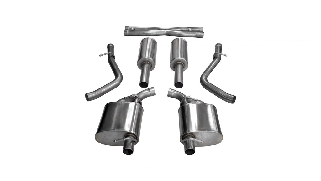 Corsa Performance 2.5 Inch Cat-Back Xtreme Dual Rear Exit Exhaust 15-17 Chrysler 300 R/T/15-16 Dodge Charger R/T (Not Daytona) 5.7L V8 Stainless Steel (14973)
