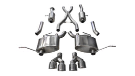 Corsa Performance 2.5 Inch Cat-Back Dual Rear Exit with Twin 4.0 Inch Polished Pro-Series Tips 14-21 Jeep Grand Cherokee (14984)