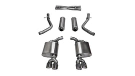 Corsa Performance 2.5 Inch Cat-Back Xtreme Dual Rear Exit Exhaust 3.5 Inch Polished Tips 15-16 Dodge Challenger R/T 5.7L V8 Stainless Steel (14985)