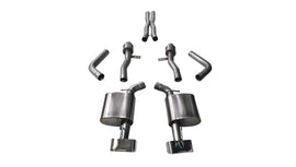 Corsa Performance 2.75 Inch Cat-Back Sport Dual Rear Exit Exhaust GTX2 Polished Tips 15-Present Dodge Challenger SRT 392/R/T Scat Pack/SRT Hellcat 6.2L/6.4L V8 Stainless Steel (14993)