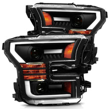 Load image into Gallery viewer, 15-17 Ford F150 / 17-20 Ford F150 Raptor LUXX-Series LED Projector Headlights Black