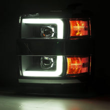 Load image into Gallery viewer, 15-19 Chevrolet Silverado 2500HD/3500HD LUXX-Series LED Projector Headlights Black