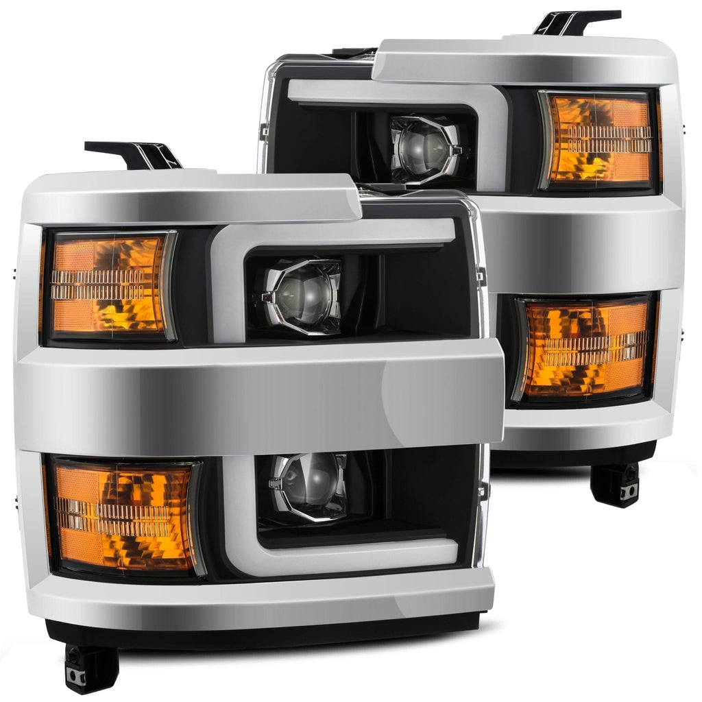 15-19 Chevrolet Silverado 2500HD/3500HD LUXX-Series LED Projector Headlights Black