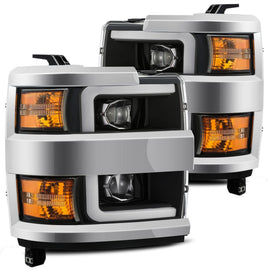 15-19 Chevrolet Silverado 2500HD/3500HD LUXX-Series LED Projector Headlights Black