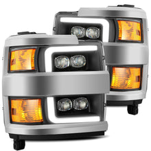 Load image into Gallery viewer, 15-19 Chevrolet Silverado 2500HD/3500HD MK II NOVA-Series LED Projector Headlights Black