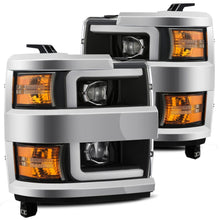 Load image into Gallery viewer, 15-19 Chevrolet Silverado 2500HD/3500HD PRO-Series Halogen Projector Headlights Black
