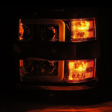 Load image into Gallery viewer, 15-19 Chevrolet Silverado 2500HD/3500HD PRO-Series Halogen Projector Headlights Chrome