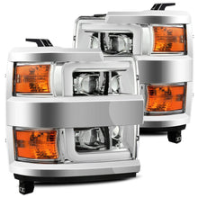 Load image into Gallery viewer, 15-19 Chevrolet Silverado 2500HD/3500HD LUXX-Series LED Projector Headlights Chrome